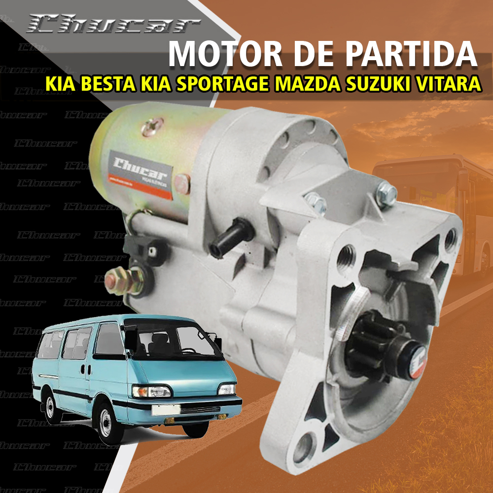 Motor De Partida Kia Besta Kia Sportage Mazda Suzuki Vitara Dt20500 Ok71f-18-400b OK71F-18-400B 12800040 RD14006 20562